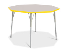 Load image into Gallery viewer, Berries® Octagon Activity Table - 48" X 48", A-height - Gray/Yellow/Gray - MMEE Distributors
