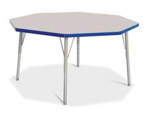 Load image into Gallery viewer, Berries® Octagon Activity Table - 48" X 48", E-height - Gray/Blue/Gray - MMEE Distributors