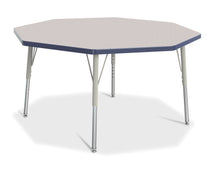 Load image into Gallery viewer, Berries® Octagon Activity Table - 48" X 48", E-height - Gray/Navy/Gray - MMEE Distributors