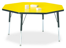 Load image into Gallery viewer, Berries® Octagon Activity Table - 48" X 48", E-height - Yellow/Black/Black - MMEE Distributors