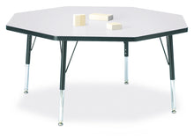 Load image into Gallery viewer, Berries® Octagon Activity Table - 48" X 48", T-height - Gray/Black/Black - MMEE Distributors