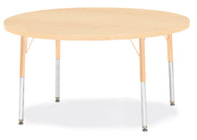 Load image into Gallery viewer, Berries® Round Activity Table - 48" Diameter, A-height - Maple/Maple/Camel - MMEE Distributors
