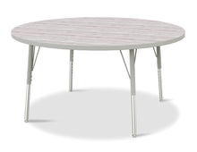 Load image into Gallery viewer, Berries® Round Activity Table - 48" Diameter, E-height - Driftwood Gray/Gray/Gray - MMEE Distributors