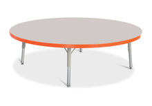 Load image into Gallery viewer, Berries® Round Activity Table - 48" Diameter, T-height - Gray/Orange/Gray - MMEE Distributors
