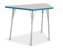 Load image into Gallery viewer, Berries® Trapezoid Activity Tables - 24" X 48", A-height - Gray/Teal/Gray - MMEE Distributors