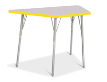 Load image into Gallery viewer, Berries® Trapezoid Activity Tables - 24" X 48", A-height - Gray/Yellow/Gray - MMEE Distributors