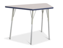 Load image into Gallery viewer, Berries® Trapezoid Activity Tables - 24" X 48", A-height - Gray/Navy/Gray - MMEE Distributors