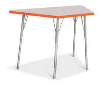 Load image into Gallery viewer, Berries® Trapezoid Activity Tables - 24" X 48", A-height - Gray/Orange/Gray - MMEE Distributors