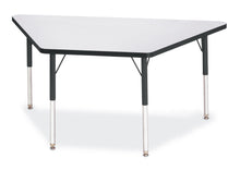 Load image into Gallery viewer, Berries® Trapezoid Activity Tables - 30" X 60", A-height - Gray/Black/Black - MMEE Distributors