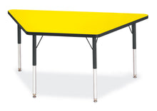 Load image into Gallery viewer, Berries® Trapezoid Activity Tables - 30" X 60", A-height - Yellow/Black/Black - MMEE Distributors