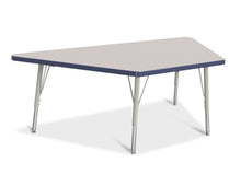 Load image into Gallery viewer, Berries® Trapezoid Activity Tables - 30" X 60", E-height - Gray/Navy/Gray - MMEE Distributors