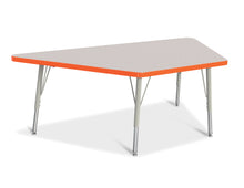 Load image into Gallery viewer, Berries® Trapezoid Activity Tables - 30" X 60", E-height - Gray/Orange/Gray - MMEE Distributors