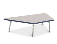 Load image into Gallery viewer, Berries® Trapezoid Activity Tables - 30" X 60", T-height - Gray/Navy/Gray - MMEE Distributors