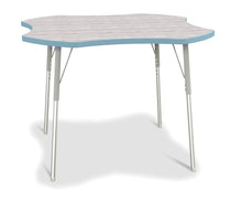 Load image into Gallery viewer, Berries® Four Leaf Activity Table - A-height - Driftwood Gray/Coastal Blue/Gray - MMEE Distributors