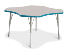 Load image into Gallery viewer, Berries® Four Leaf Activity Table, E-height - Gray/Teal/Gray - MMEE Distributors