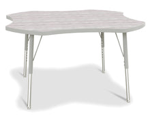 Load image into Gallery viewer, Berries® Four Leaf Activity Table - E-height - Driftwood Gray/Gray/Gray - MMEE Distributors
