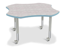Load image into Gallery viewer, Berries® Four Leaf Activity Table - Mobile - Driftwood Gray/Coastal Blue/Gray - MMEE Distributors