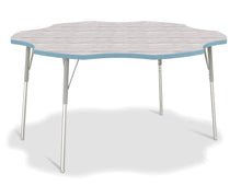 Load image into Gallery viewer, Berries® Six Leaf Activity Table - A-height - Driftwood Gray/Coastal Blue/Gray - MMEE Distributors