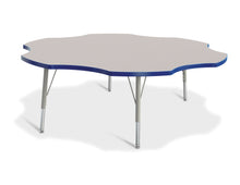 Load image into Gallery viewer, Berries® Six Leaf Activity Table - 60", E-height - Gray/Blue/Gray - MMEE Distributors