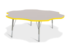 Load image into Gallery viewer, Berries® Six Leaf Activity Table - 60", E-height - Gray/Yellow/Gray - MMEE Distributors