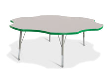 Load image into Gallery viewer, Berries® Six Leaf Activity Table - 60", E-height - Gray/Green/Gray - MMEE Distributors