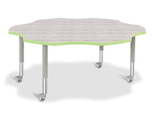 Load image into Gallery viewer, Berries® Six Leaf Activity Table - Mobile - Driftwood Gray/Key Lime/Gray - MMEE Distributors