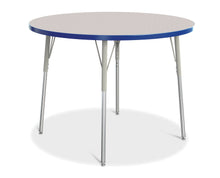 Load image into Gallery viewer, Berries® Round Activity Table - 42" Diameter, A-height - Gray/Blue/Gray - MMEE Distributors