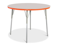 Load image into Gallery viewer, Berries® Round Activity Table - 42" Diameter, A-height - Gray/Orange/Gray - MMEE Distributors