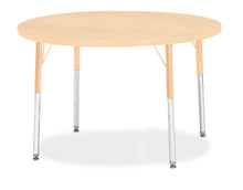 Load image into Gallery viewer, Berries® Round Activity Table - 42" Diameter, A-height - Maple/Maple/Camel - MMEE Distributors