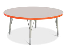 Load image into Gallery viewer, Berries® Round Activity Table - 42" Diameter, E-height - Gray/Orange/Gray - MMEE Distributors