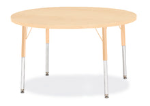 Load image into Gallery viewer, Berries® Round Activity Table - 42" Diameter, E-height - Maple/Maple/Camel - MMEE Distributors