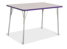 Load image into Gallery viewer, Berries® Rectangle Activity Table - 30" X 48", A-height - Gray/Purple/Gray - MMEE Distributors
