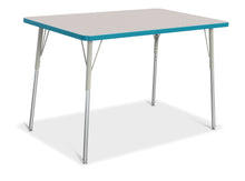 Load image into Gallery viewer, Berries® Rectangle Activity Table - 30" X 48", A-height - Gray/Teal/Gray - MMEE Distributors