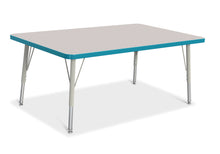 Load image into Gallery viewer, Berries® Rectangle Activity Table - 30" X 48", E-height - Gray/Teal/Gray - MMEE Distributors