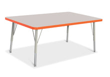 Load image into Gallery viewer, Berries® Rectangle Activity Table - 30" X 48", E-height - Gray/Orange/Gray - MMEE Distributors