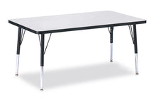 Load image into Gallery viewer, Berries® Rectangle Activity Table - 30" X 48", E-height - Gray/Black/Black - MMEE Distributors