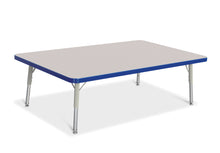 Load image into Gallery viewer, Berries® Rectangle Activity Table - 30" X 48", T-height - Gray/Blue/Gray - MMEE Distributors