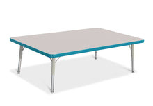 Load image into Gallery viewer, Berries® Rectangle Activity Table - 30" X 48", T-height - Gray/Teal/Gray - MMEE Distributors