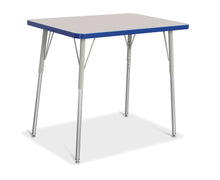 Load image into Gallery viewer, Berries® Rectangle Activity Table - 24" X 36", A-height - Gray/Blue/Gray - MMEE Distributors