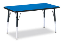 Load image into Gallery viewer, Berries® Rectangle Activity Table - 24" X 36", A-height - Blue/Black/Black - MMEE Distributors