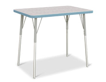 Load image into Gallery viewer, Berries® Rectangle Activity Table - 24" X 36", A-height - Driftwood Gray/Coastal Blue/Gray - MMEE Distributors