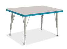 Load image into Gallery viewer, Berries® Rectangle Activity Table - 24" X 36", E-height - Gray/Teal/Gray - MMEE Distributors