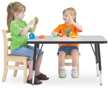 Load image into Gallery viewer, Berries® Rectangle Activity Table - 24" X 36", T-height - Gray/Black/Black - MMEE Distributors