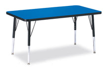 Load image into Gallery viewer, Berries® Rectangle Activity Table - 24" X 36", E-height - Blue/Black/Black - MMEE Distributors