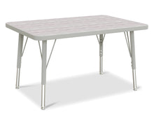Load image into Gallery viewer, Berries® Rectangle Activity Table - 24" X 36", E-height - Driftwood Gray/Gray/Gray - MMEE Distributors