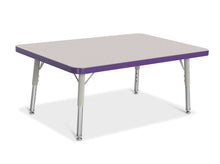 Load image into Gallery viewer, Berries® Rectangle Activity Table - 24" X 36", T-height - Gray/Purple/Gray - MMEE Distributors