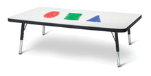 Load image into Gallery viewer, Berries® Rectangle Dry Erase Table - 24" x 36", T-height - Write-n-Wipe/Black/Black - MMEE Distributors