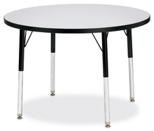 Load image into Gallery viewer, Berries® Round Activity Table - 36" Diameter, A-height - Gray/Black/Black - MMEE Distributors