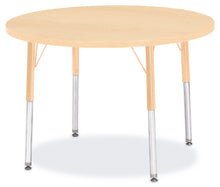 Load image into Gallery viewer, Berries® Round Activity Table - 36" Diameter, A-height - Maple/Maple/Camel - MMEE Distributors