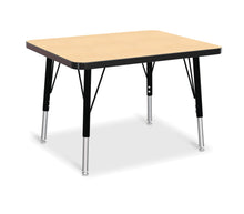 Load image into Gallery viewer, Berries® Rectangle Student Desk - 24" X 30", E-height - Maple/Black/Black - MMEE Distributors